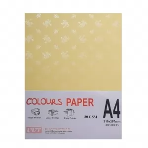 Bìa màu A4 xấp 250 - 80 gsm ( thơm)